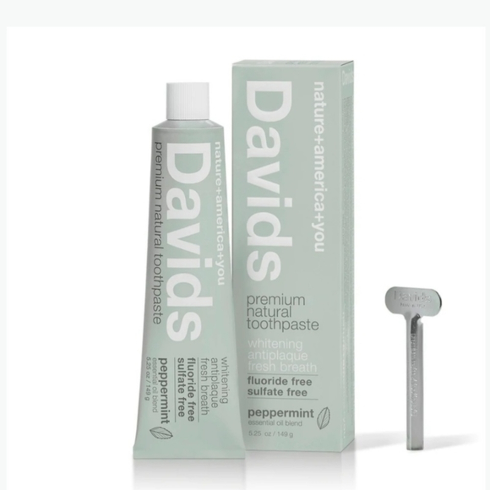 BNIB David's Natural Toothpaste